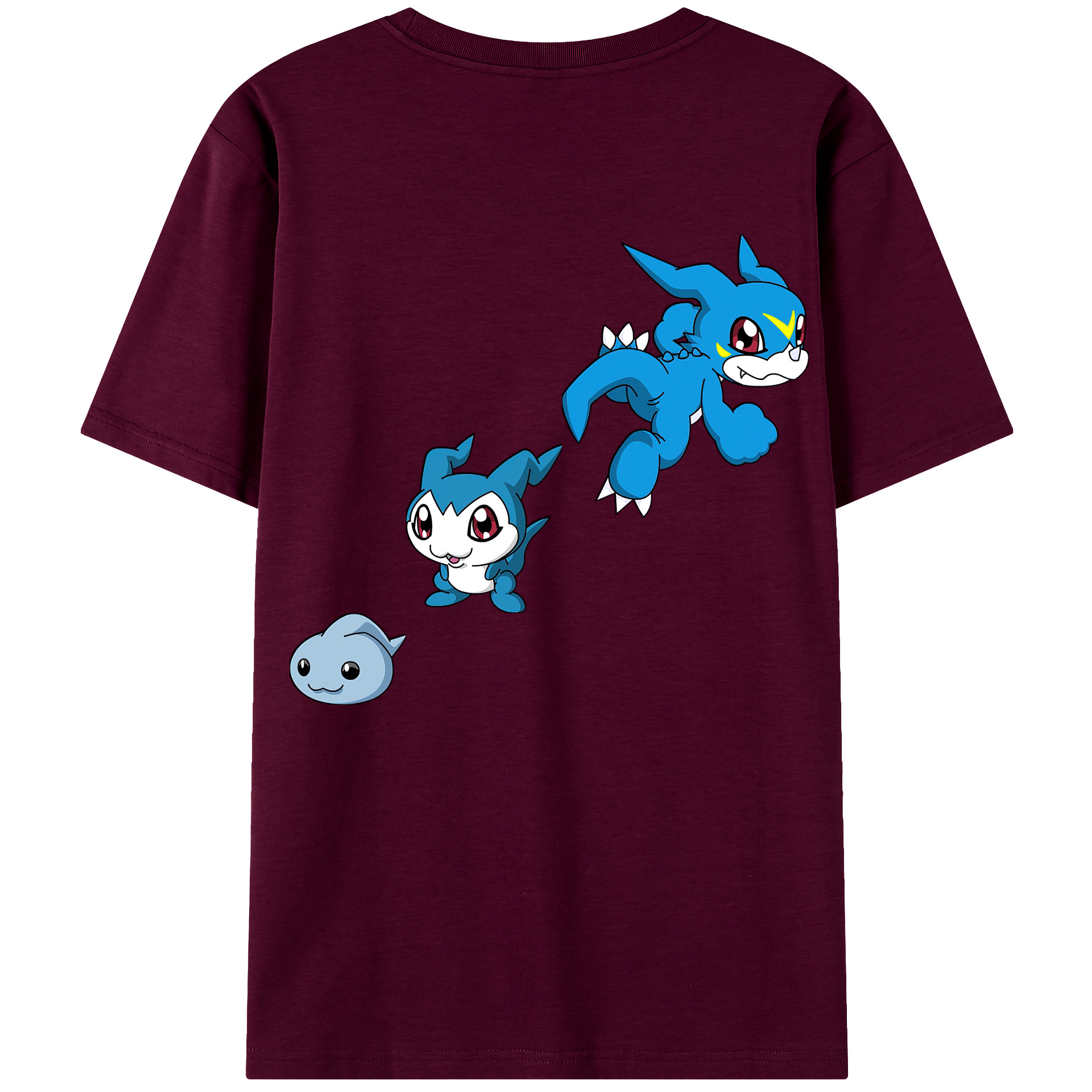 （画像用） Digimon デジタルモンスター/デジモン レディース半袖Tシャツ(バックプリント)